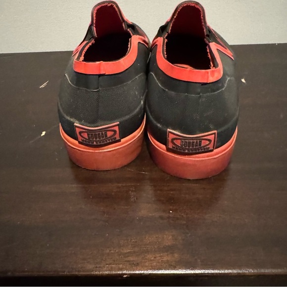 Cougar Black and Red Ankle Boots - Picture 4 of 5